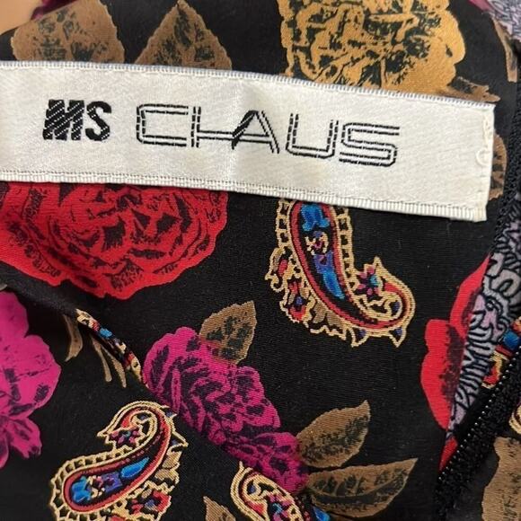 CHAUS VINTAGE PAISLEY FLORAL DRESS SIZE 12‎ - Picture 6 of 9